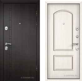 Дверь металлическая трехконтурная в офис винорит — шпон