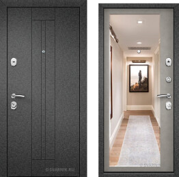 Входная дверь толщина стали 3 мм в коттедж д3м-186